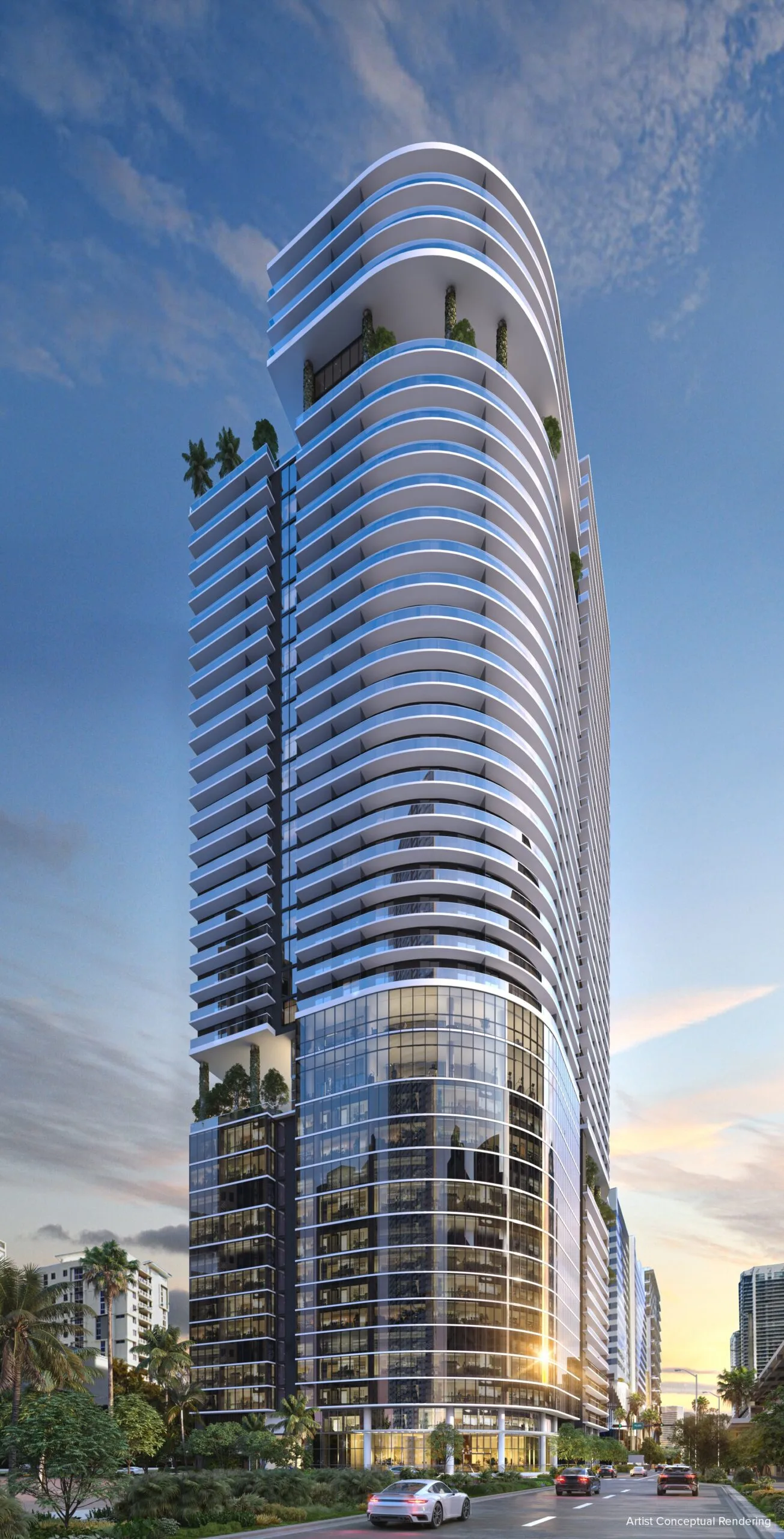 Brickell Residences - Florida, USA - 6,178 Tons of Rebar Detailed